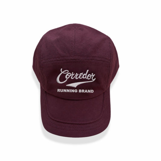 Burgundy Fall running hat